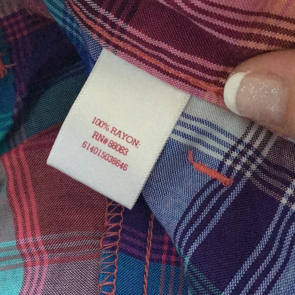 NWOT SO plaid shorts size large - Picture 4 of 5